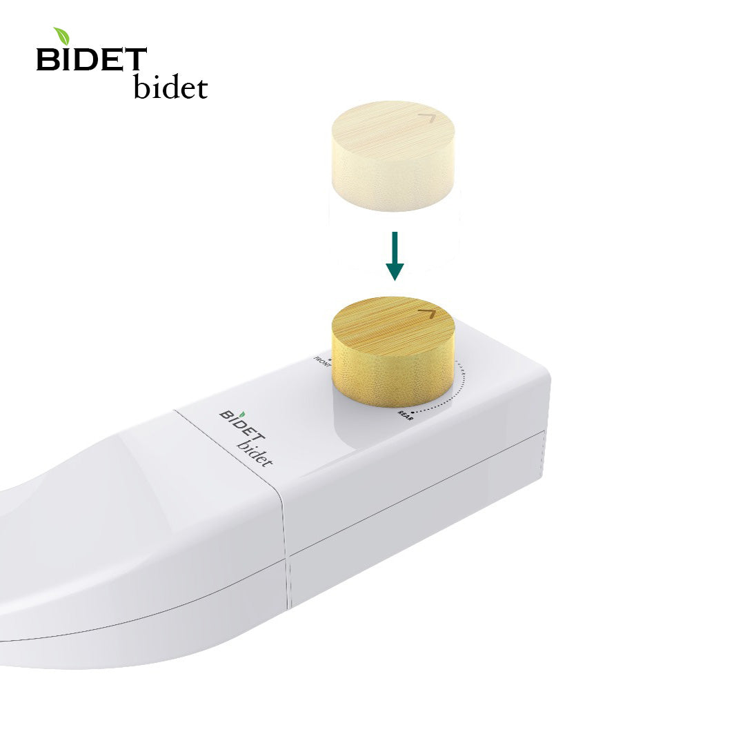 Alternative Detachable Bidet Knob Real Bamboo - Bidet Accessories