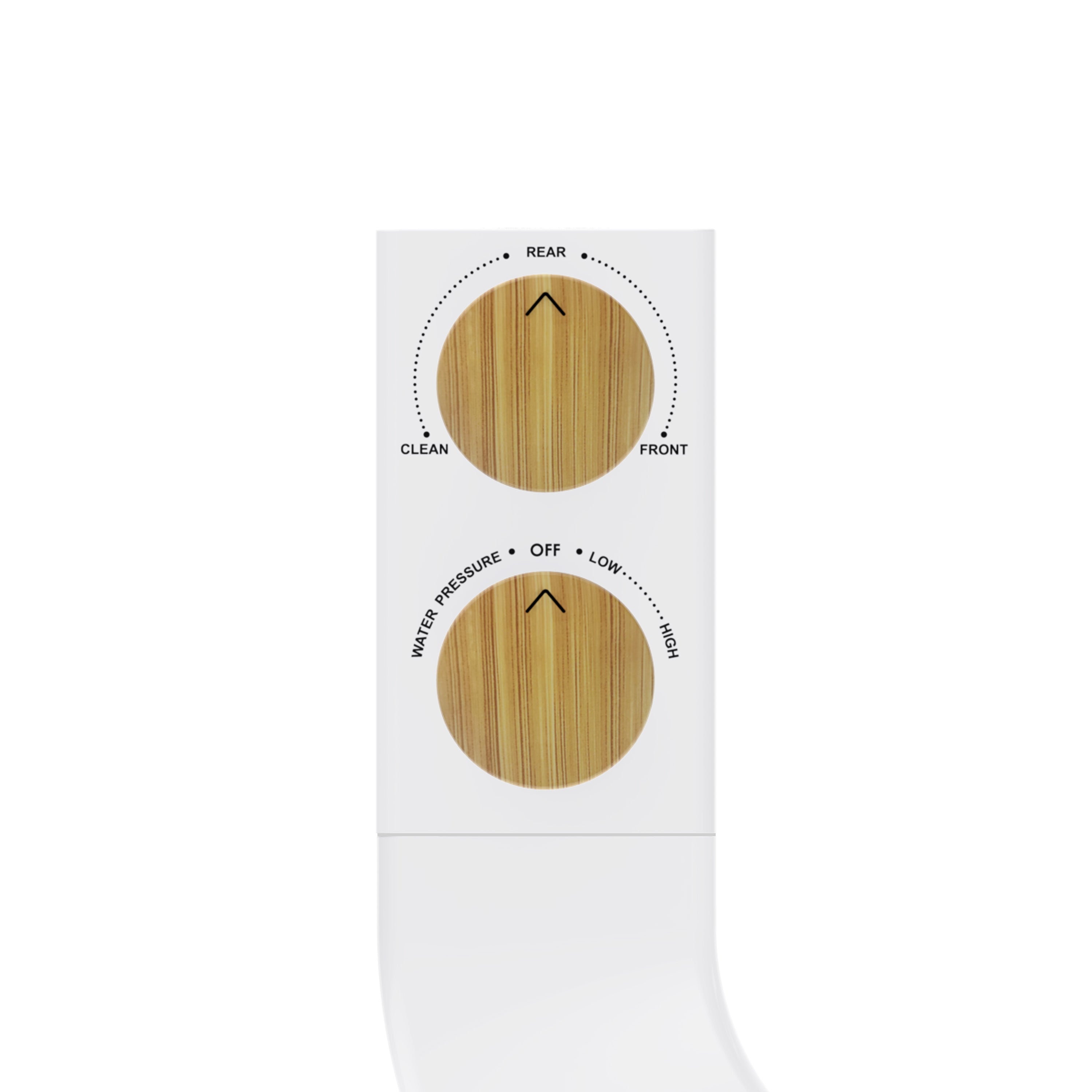 BIDETbidet Left/Right Reversible FRESH WATER DELUXE Non-Electric Ultra-Slim Toilet Attachment