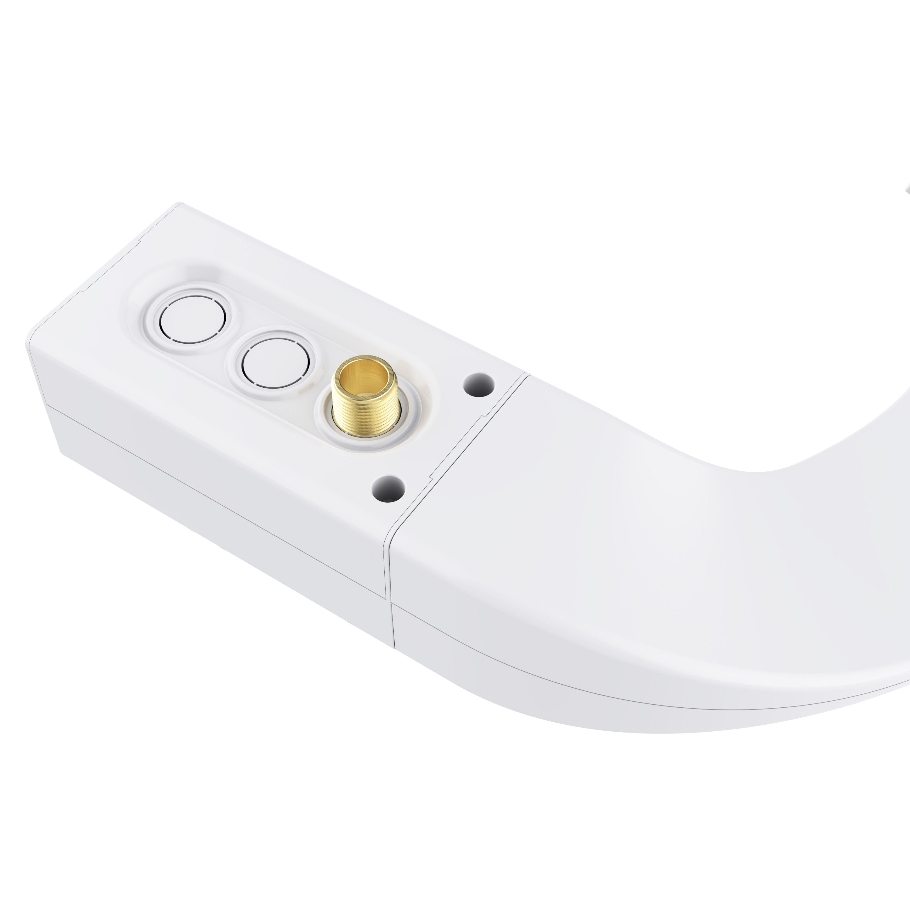 BIDETbidet Left/Right Reversible FRESH WATER DELUXE Non-Electric Ultra-Slim Toilet Attachment