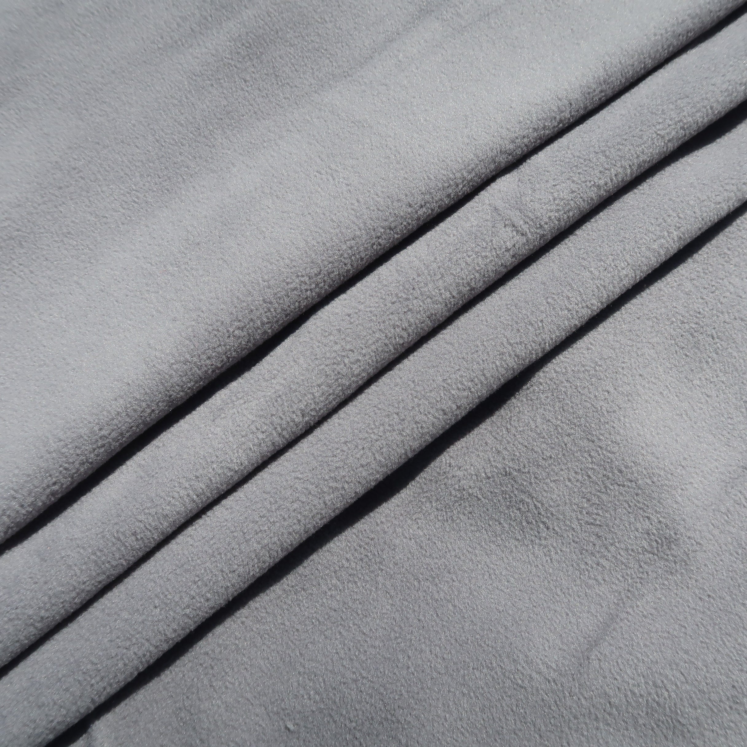 Handcrafted Pet Medium Size Finished Tie Blanket (46" L x 30" W), Premium Anti-Pill Plush Fleece No-Sew - Tail Waggin' Plaid Print with Solid Gray Backing