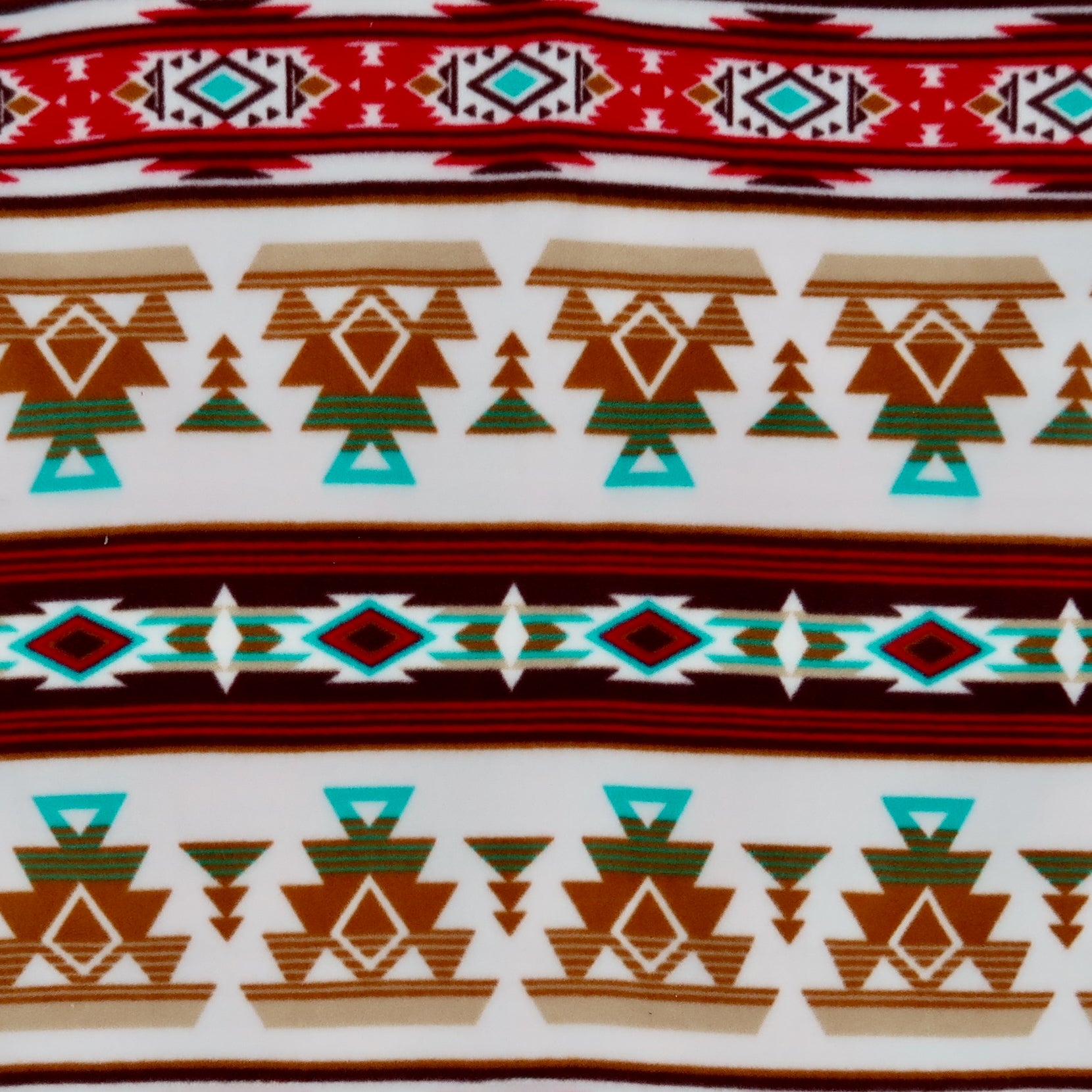 Handcrafted Adult XL Size Finished Tie Blanket (84" L x 46" W), Premium Anti-Pill Plush Fleece No-Sew - Sunset Canyons Print with Solid Camel Backing