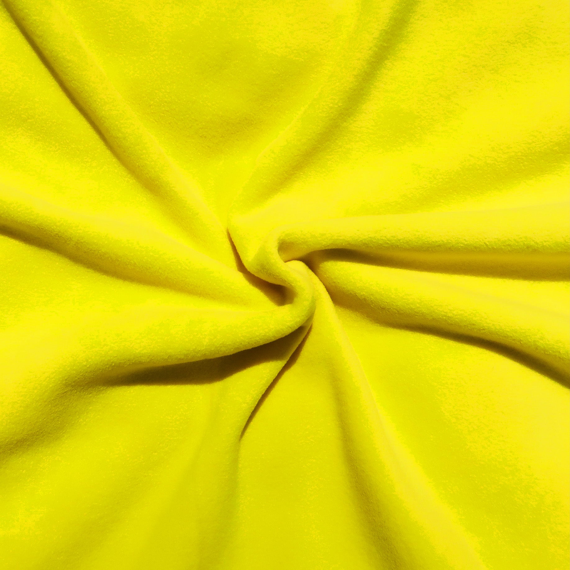 Handcrafted Kids Size Finished Tie Blanket (56" L x 46" W), Premium Anti-Pill Plush Fleece No-Sew - Butterfly Kisses Print with Solid Sunshine Yellow Backing